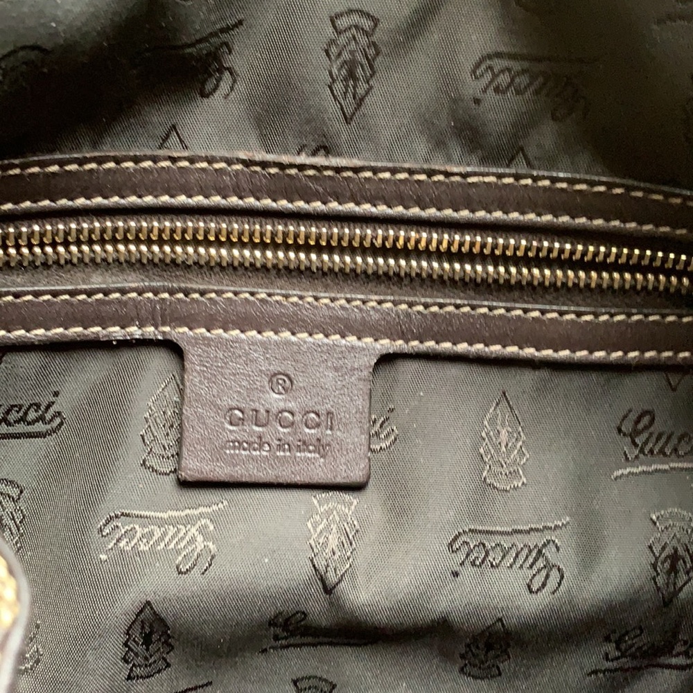 Gucci Original GG Crystal Hysteria Shoulder Hobo Bag Women’s Large - Picture 5 of 9